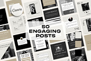 Engagement Post - Noir Luxe, a Templates & Theme by Freedom Business Shop (Thumbnail 1 of 11)