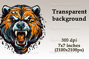 Watercolor Bear Logo Style, an Object Graphic by Negarin Digital Art (Thumbnail 5 of 9)