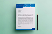 Corporate Letterhead with MS Word, a Stationery Template by GreenPixi (Thumbnail 4 of 11)