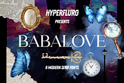 Babalove Serif Type Family 8 Fonts, a Serif Font by HyperFluro (Thumbnail 1 of 6)