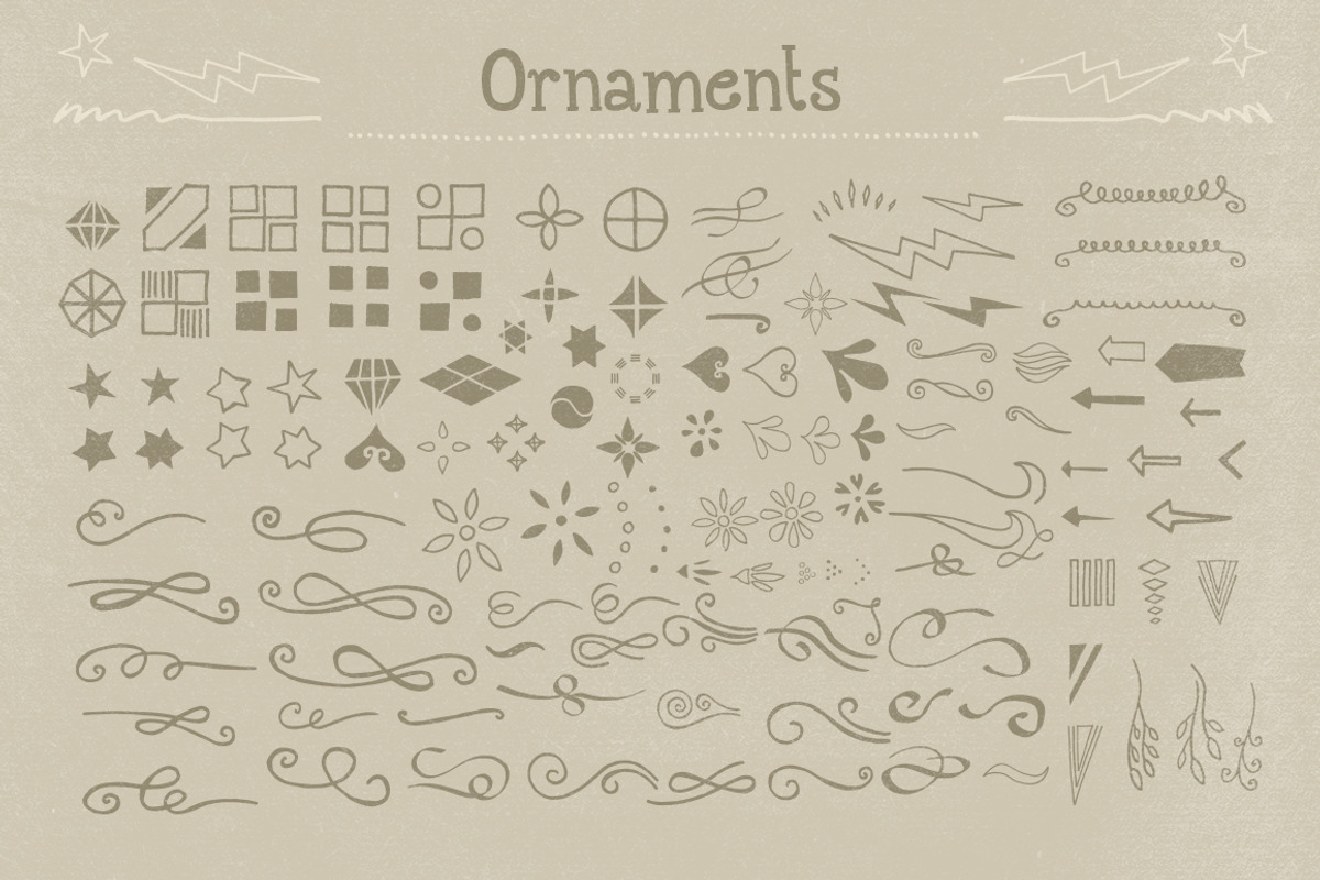 290 Handwritten Decorative Shapes 06 preview 3