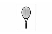 Tennis Racket Icon Silhouette Bundle, an Illustration by Designs_River (Thumbnail 16 of 51)
