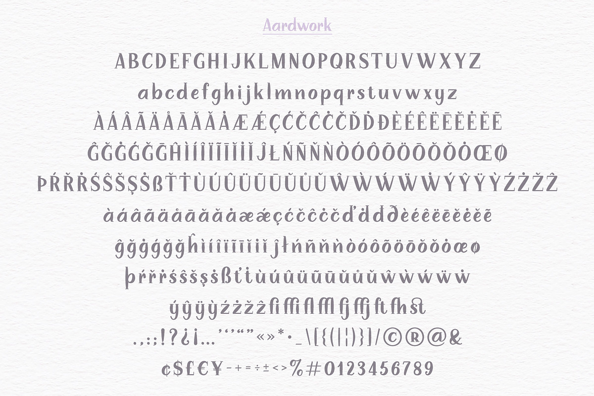 Aardwork - A Friendly Serif preview 7