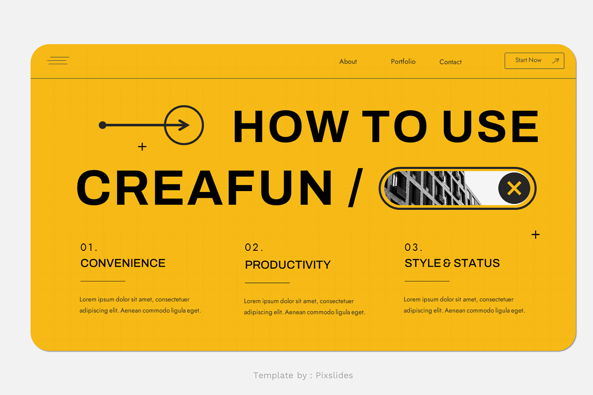 Creative Fun Agency PowerPoint, a Presentation Template by Pixslides (Photo 7 of 9)