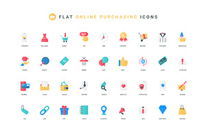 Shopping sales online store icons, an Object Illustration by Lemberg Vector