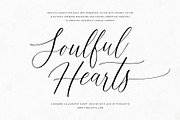 Soulful Hearts | Calligraphy Script, a Script Font by Pink Coffie (Thumbnail 16 of 16)
