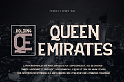 QUEEN EMIRATES - Serif Typeface, a Serif Font by zeenesia (Thumbnail 5 of 8)