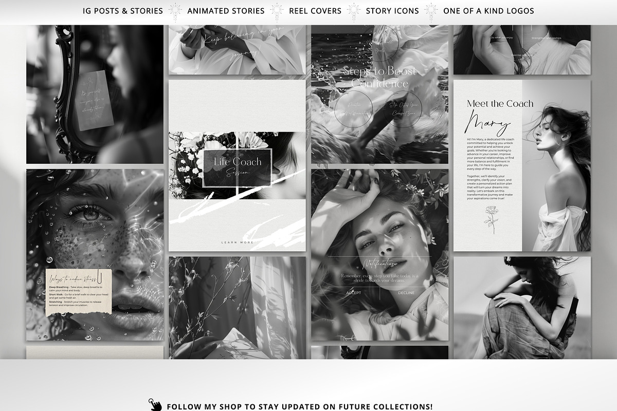 Wellbeing Coach Template - IG Canva, a Social Media Template by Under My Cozy Roof (Photo 12 of 12)