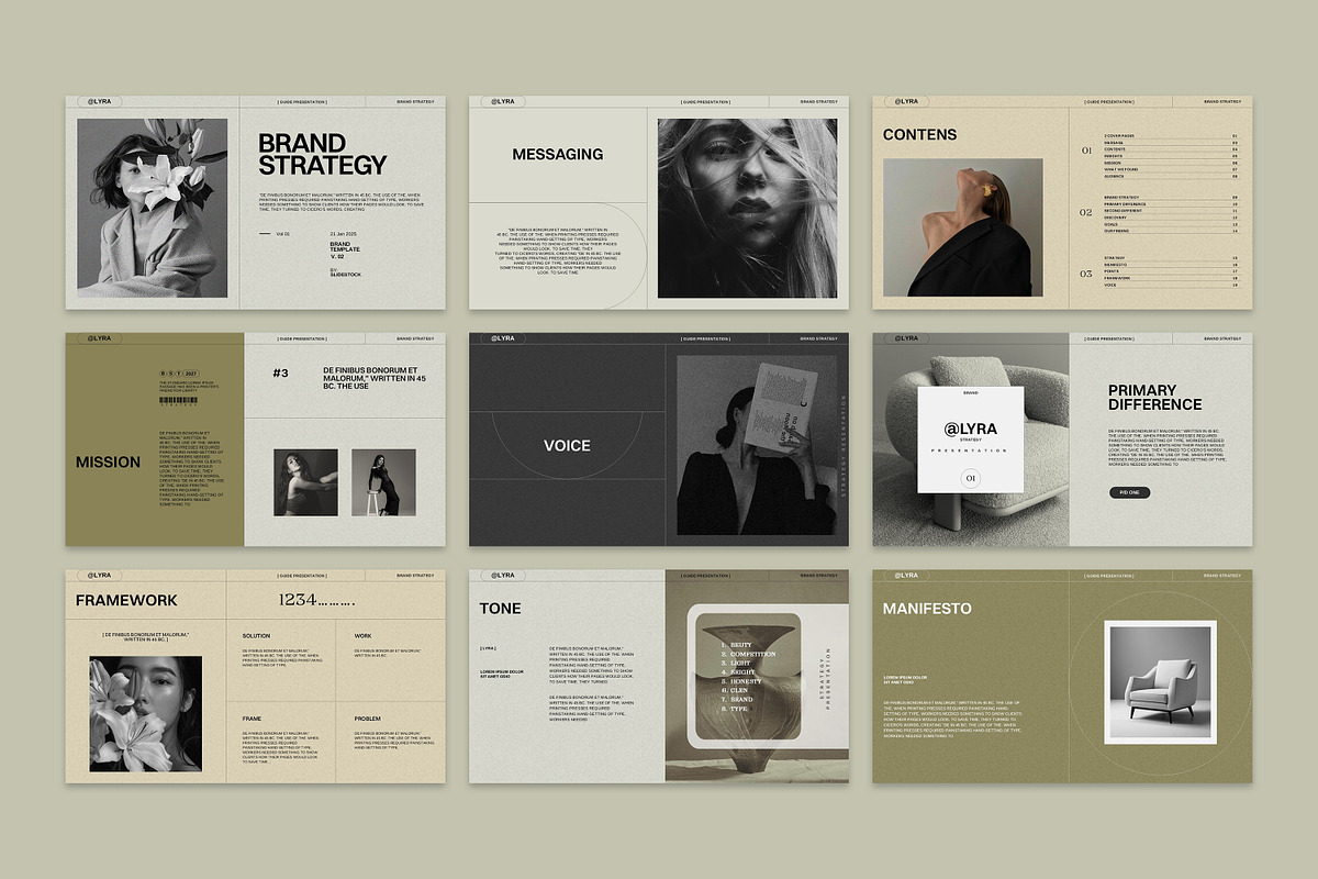Brand Strategy Template, a Presentation Template by slidestock55 (Photo 10 of 11)