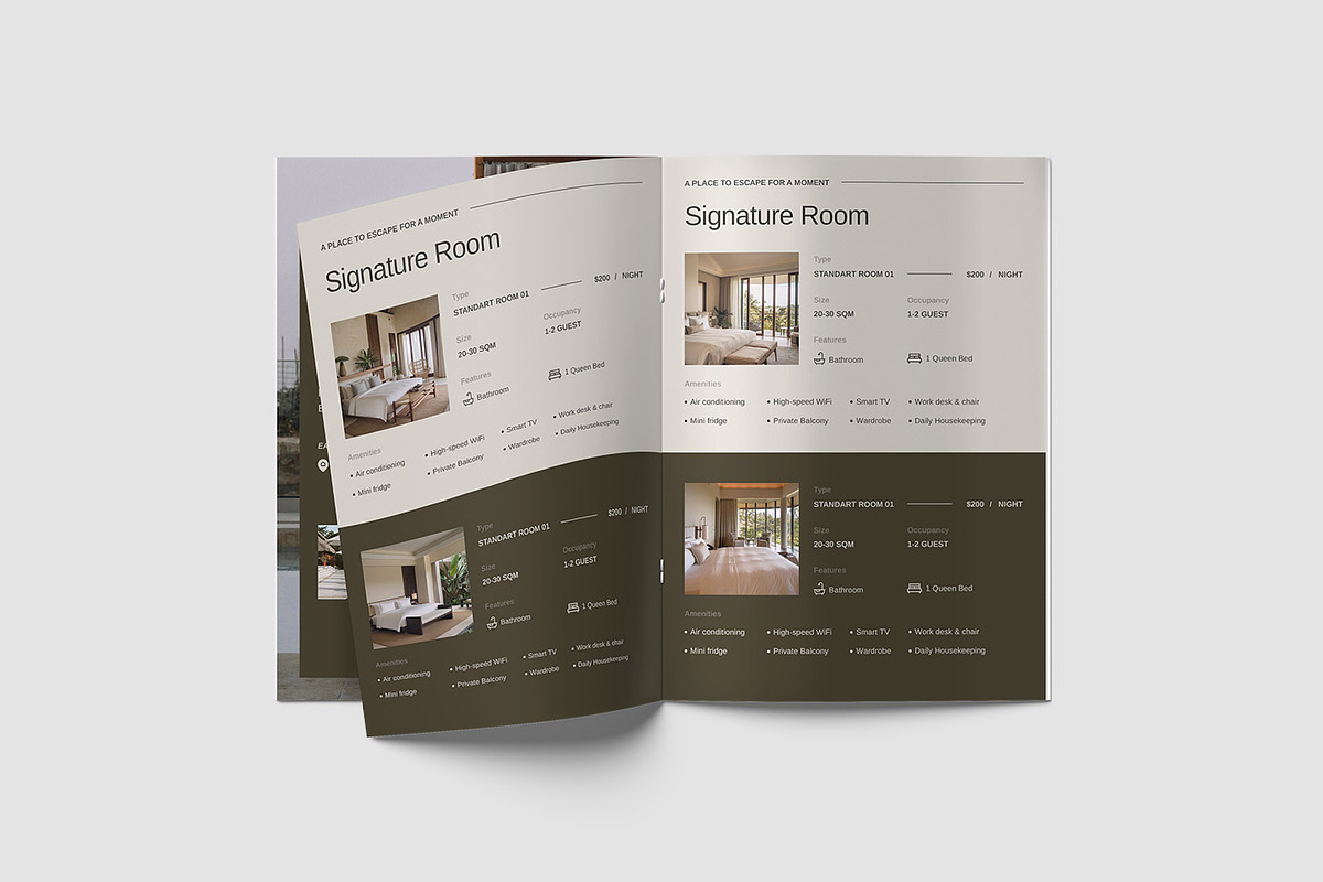 Project Resort Catalogue Template, a Brochure Template by TMint Play (Photo 4 of 8)