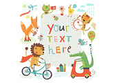 Animals collection, an Animal Illustration by Anna Guz's Store (Thumbnail 2 of 6)