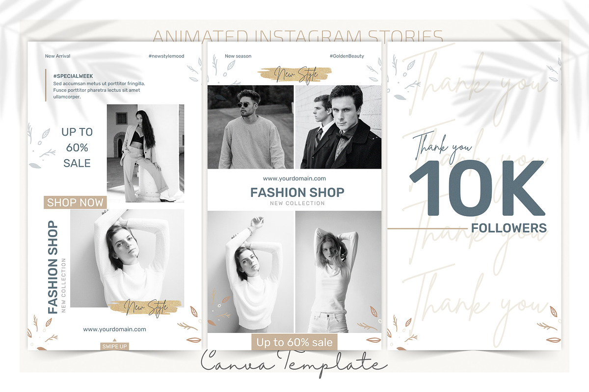 Canva Animated Instagram Stories, a Social Media Template by UP Studio (Photo 3 of 7)