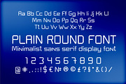 Plain Round Sans Serif Font, a Sans Serif Font by Oleg Tokarev Art (Thumbnail 1 of 2)