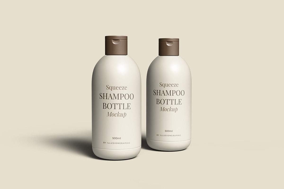 Squeeze Shampoo Bottle Mockup, a Packaging Mockup by Illusiongraphic (Photo 6 of 22)