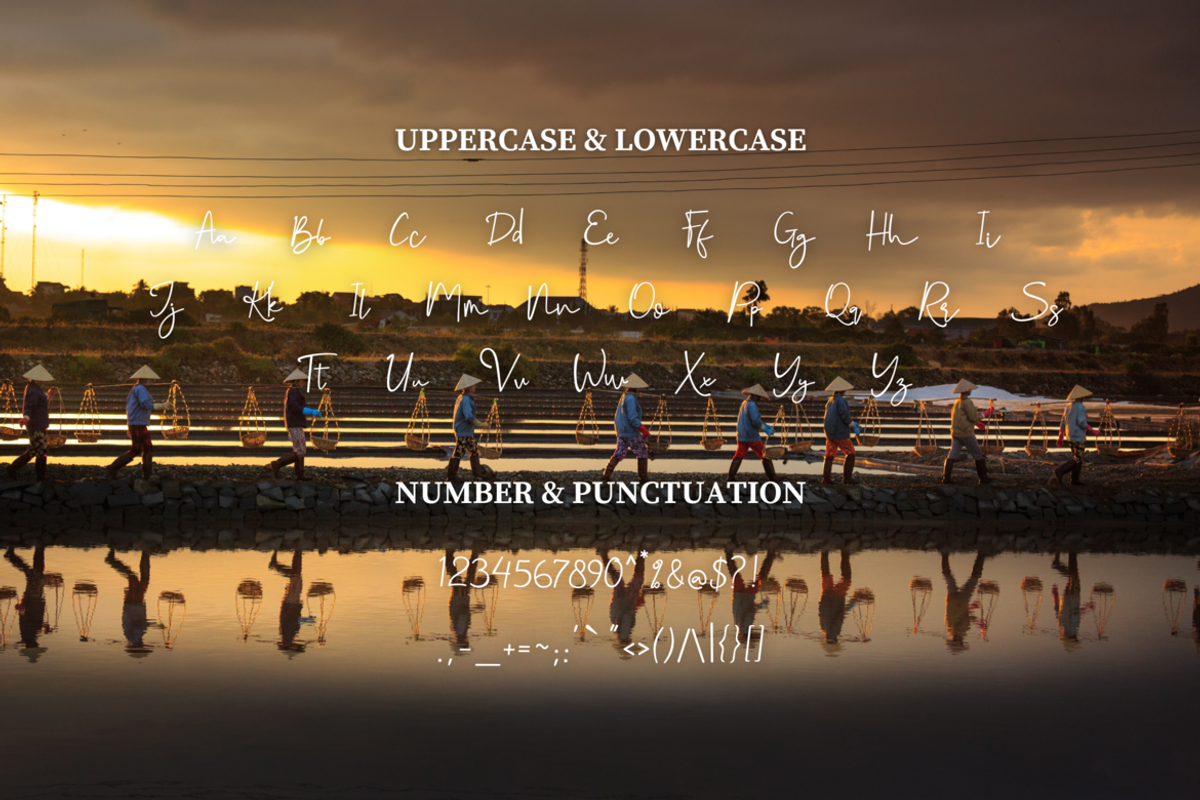 Bersambung | Handwritten Font, a Handwritten Font by filosovis (Photo 2 of 5)