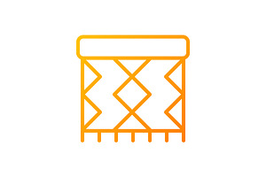 Rug pixel perfect gradient linear, an Icon by IMG Visuals