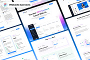 AI Multipurpose Website UI Kits, an UI Kit Template by Lumina_ui_ux202 (Thumbnail 7 of 7)