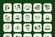 Nature Doodle Icon Set, an Outline Icon by Vectors Market (Thumbnail 8 of 8)