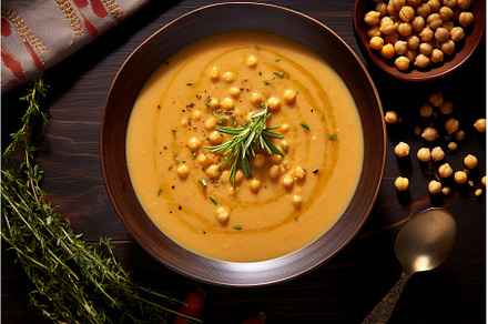 Chickpea Soup a classic of Umbrian, a Food & Drink Photo by Rodica Ciorba