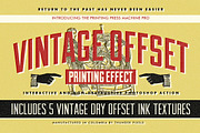 Vintage Offset Printing Effects Kit, an Action Add-On by Thundr Co. (Thumbnail 1 of 5)