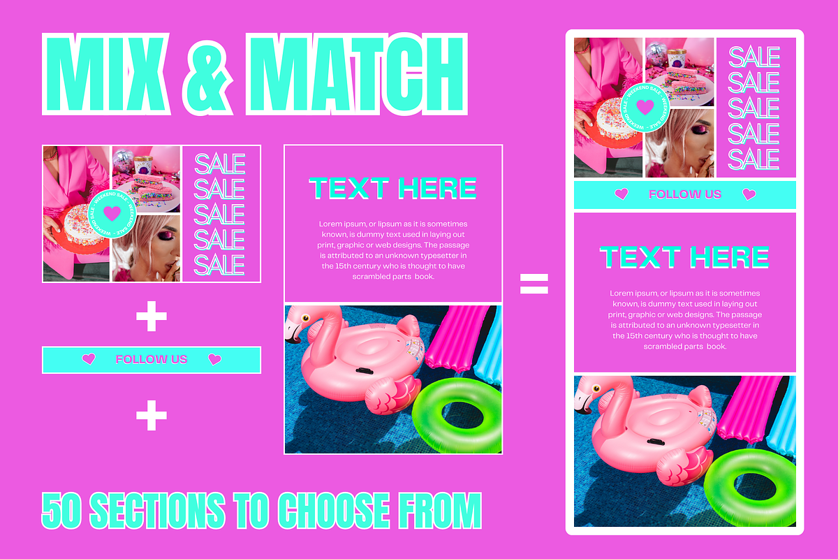 Colorful Newsletter Templates, an Email Template by SunshineStudioBoutique (Photo 4 of 8)