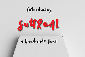 SuttReAl Typeface