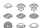Bundles Set Optical Store Icons, an Outline Icon by adenpinkstore (Thumbnail 30 of 44)