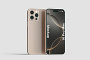 iPhone 16 Pro Max Mockups, an iPhone Mockup by graphiccrew (Thumbnail 8 of 16)