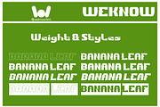Banana Leaf font, a Font by weknow (Thumbnail 7 of 8)