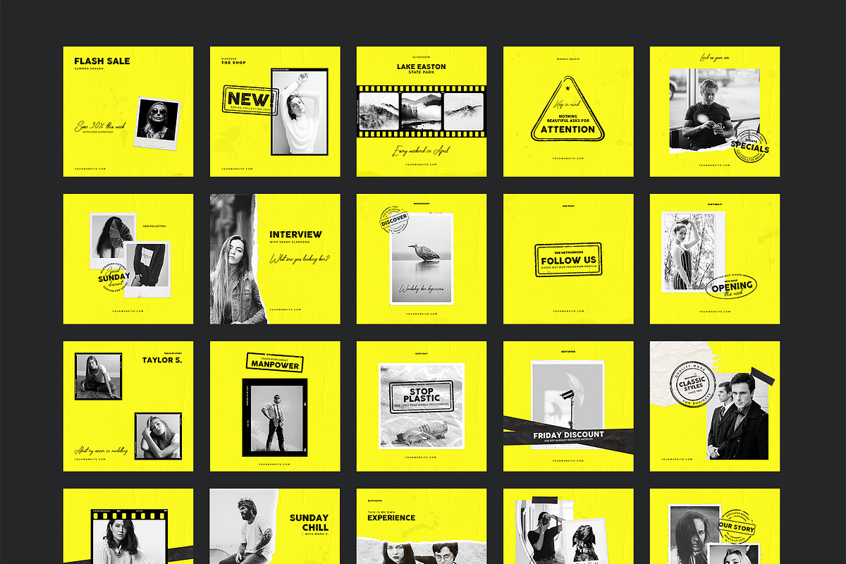 Striking Instagram Stories and Posts, a Social Media Template by Imagination Area (Photo 5 of 7)