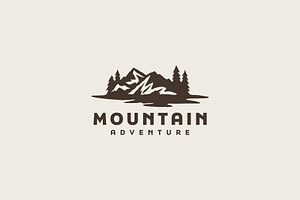 Mountain Logo Outdoor Adventure