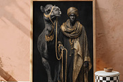 Golden Midas Africa Wall Art Set, a Decorative Illustration by PrintablesByFranklyn (Thumbnail 8 of 10)