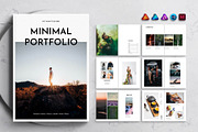 Minimal Portfolio Template, a Brochure Template by DesignCrest (Thumbnail 1 of 14)