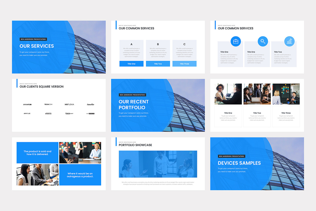 Nova PowerPoint Template, a Presentation Template by slidequest