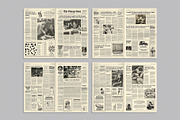 Vintage Newspaper, a Magazine Template by BrandPacks (Thumbnail 2 of 4)