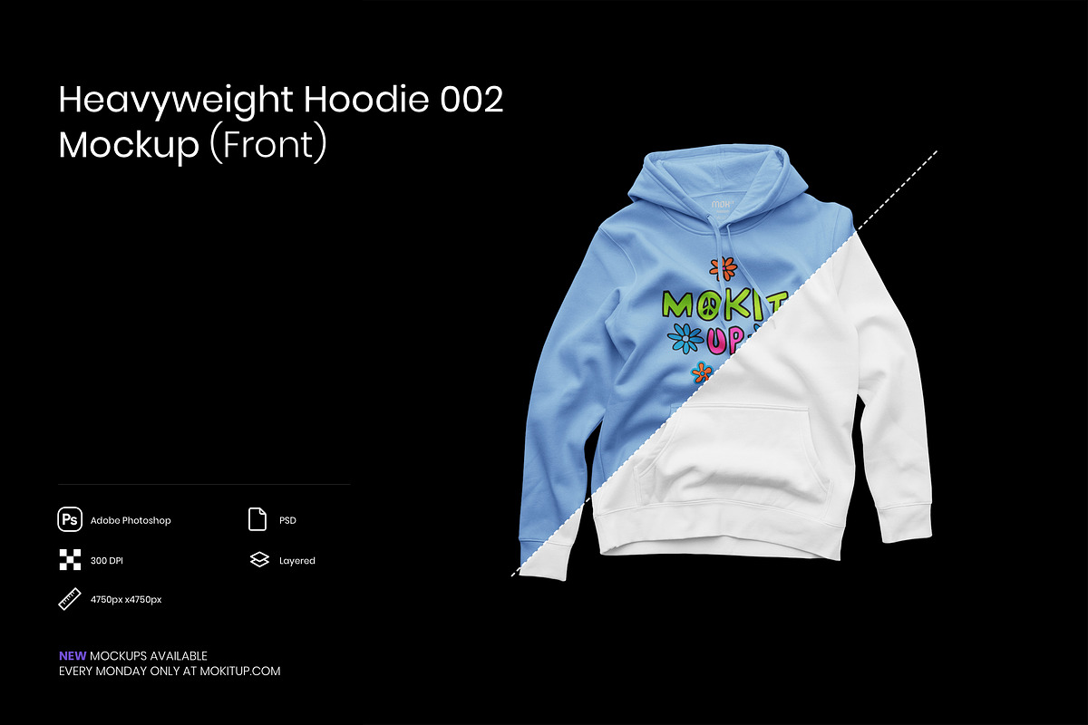 MOKITUP: Heavy Hoodie 002 Mockup, a Hoody Mockup by MOKITUP (Photo 1 of 3)