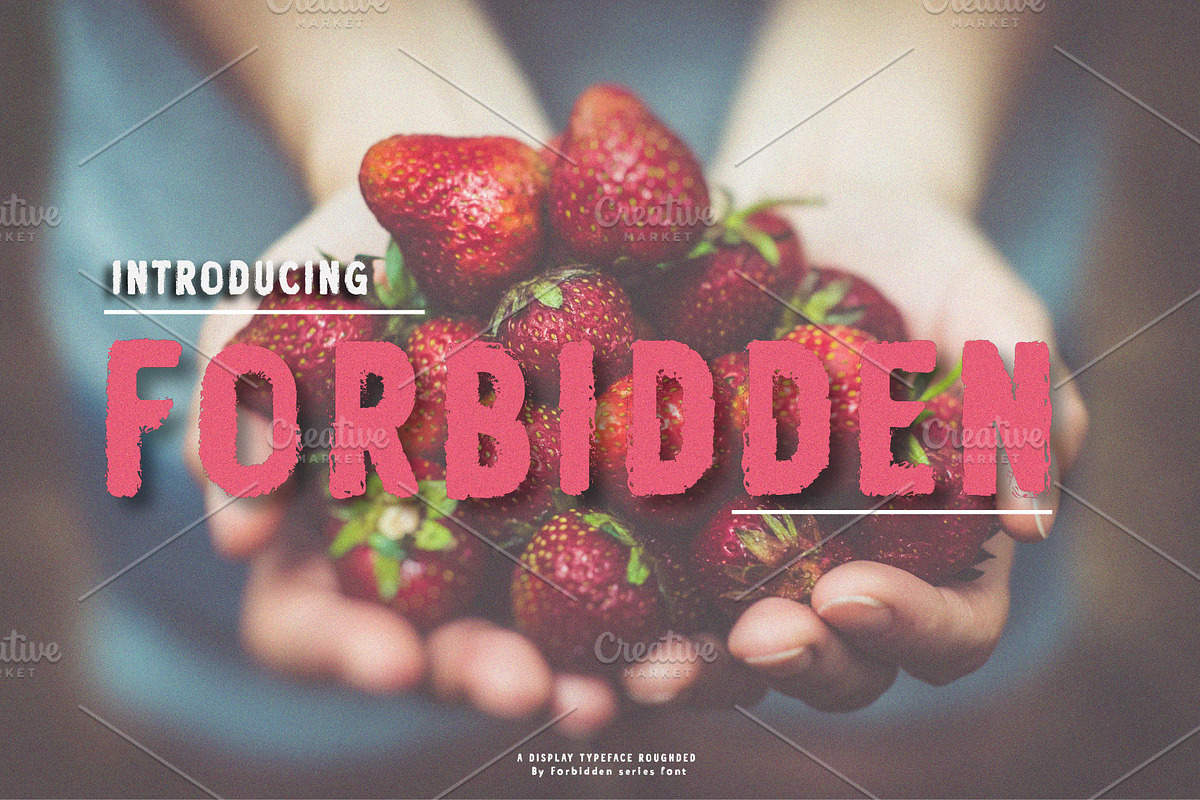Forbidden tree roughded /forzatype, a Sans Serif Font by ForzaType (Photo 1 of 9)