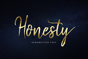 Honesty Script, a Script Font by Unicode Studio (Thumbnail 1 of 7)