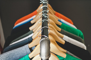 Industrial Clothing Rack