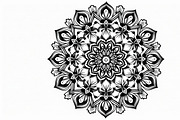 Mystic Mandala Flower Bundle, an Illustration by Creativeshirt (Thumbnail 2 of 9)