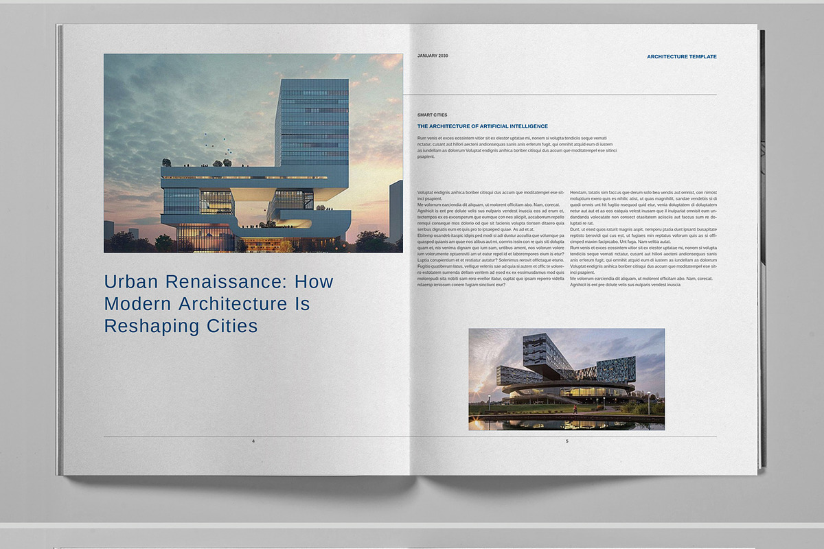 Architecture Brochure Template, a Brochure Template by Boris Cupac (Photo 4 of 7)