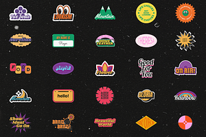 Vol.1 Retro 90s Sticker Pack