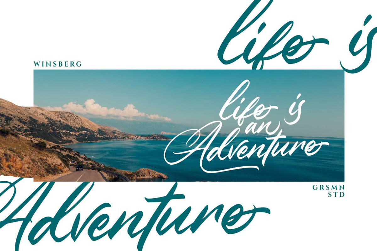 Winsberg - Script Handlettering preview 3
