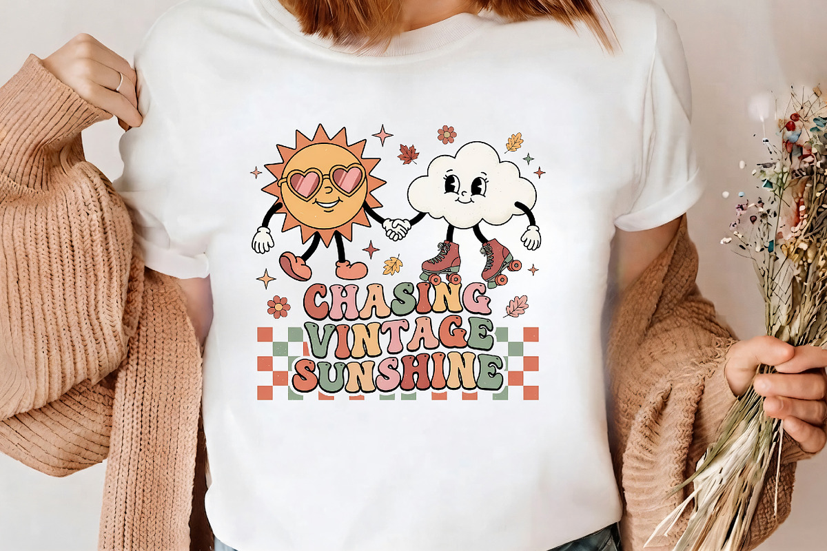 Chasing Vintage Sunshine PNG Design, a Seasonal Illustration by CrexoraLab (Photo 3 of 4)