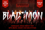 BLADEMON display font, a Sans Serif Font by DGIM studio (Thumbnail 1 of 8)