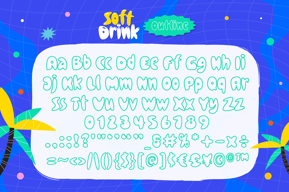 Soft Drink Font, a Handwritten Font by KengGraphic (Photo 8 of 10)