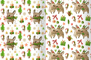 Christmas Cute Mice