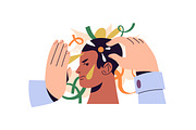 Psychotherapy, psychology concepts, a Person Illustration by PaperTrident (Thumbnail 2 of 10)