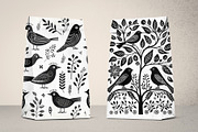 15 folk black bird wall art print, a Decorative Illustration by ARTOZEN DIGITAL (Thumbnail 8 of 12)