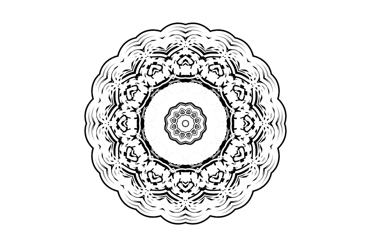 Elegant Mandala Line Art Collection, a Decorative Illustration by NJ Himel (Photo 67 of 101)